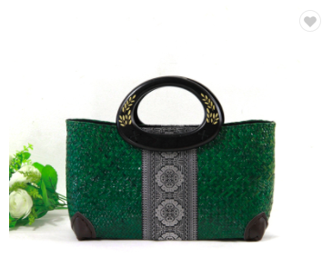 #B006 Bamboo Handbag Handmade Large Tote Bag