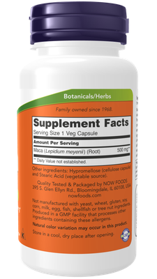 Maca 500 mg Veg Capsules