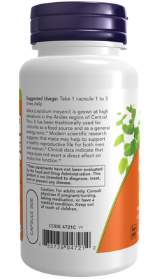 Maca 500 mg Veg Capsules