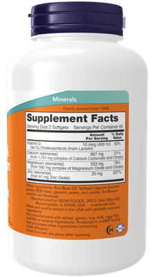 Calcium and Magnesium  Softgels- 120 softgels