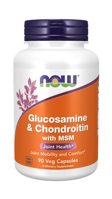 Glucosamine & Chondroitin with MSM Capsules- 90 caps