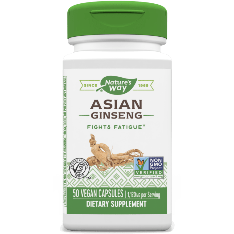 Asian Ginseng 100 veg caps Nature's Way