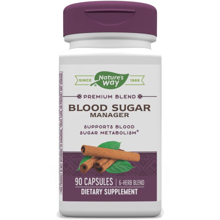 Blood Sugar Manager 90 caps Nature's Way