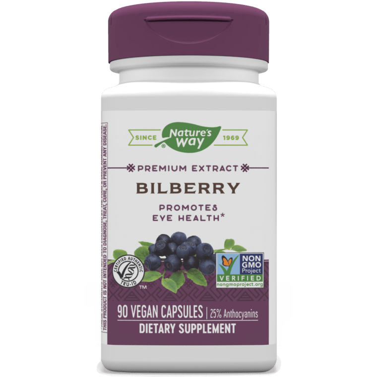 Bilberry 90 veg caps Nature's Way