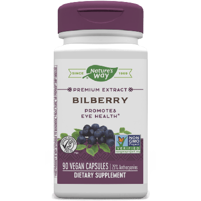 Bilberry 90 veg caps Nature's Way