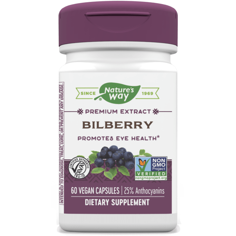 Bilberry 60 veg caps Nature's Way