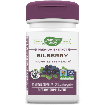 Bilberry 60 veg caps Nature's Way