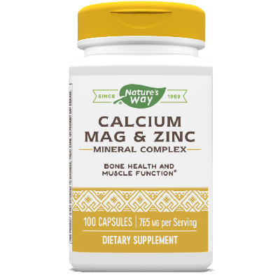 Calcium, Magnesium & Zinc 100 caps Nature's Way