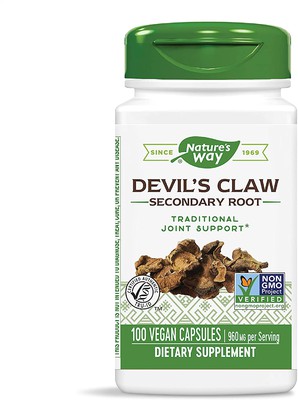 Devil's Claw Secondary Root 100 veg caps Nature's Way