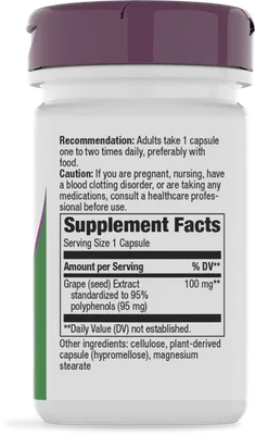 Grapeseed Extract 30 veg caps Nature's Way