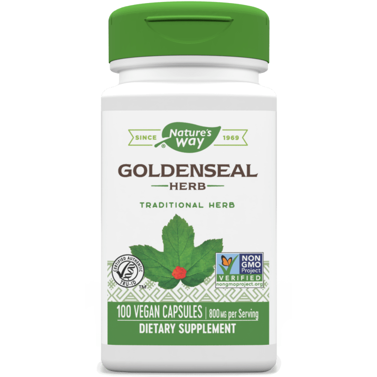 Goldenseal Herb 100 veg caps Nature's Way
