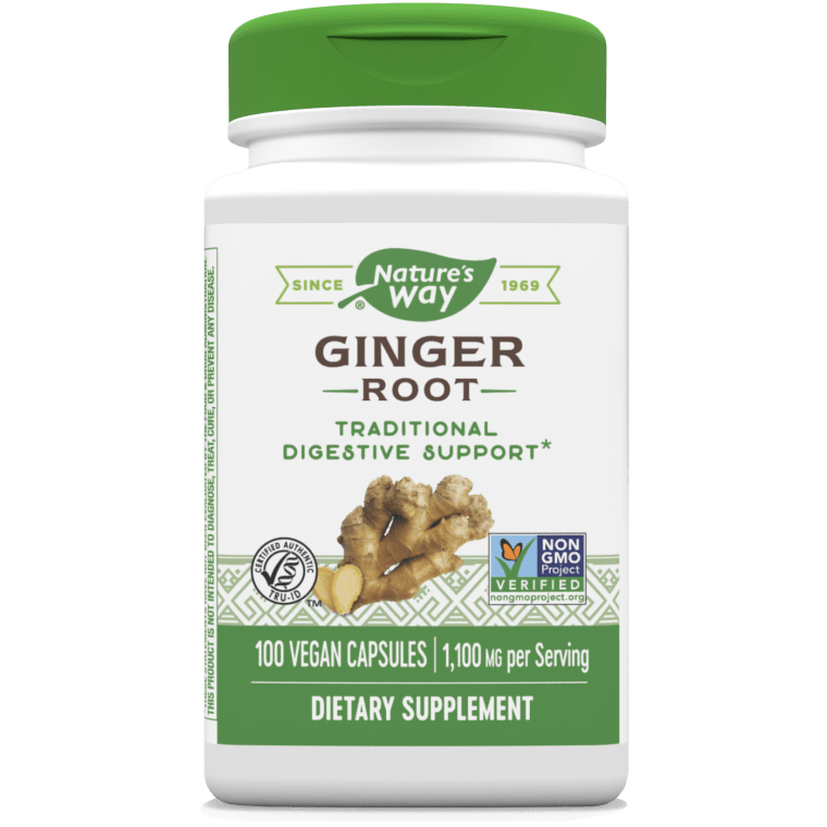 Ginger Root 100 veg caps Nature's Way