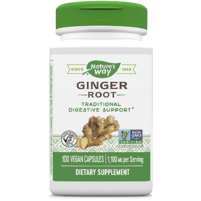 Ginger Root 100 veg caps Nature's Way