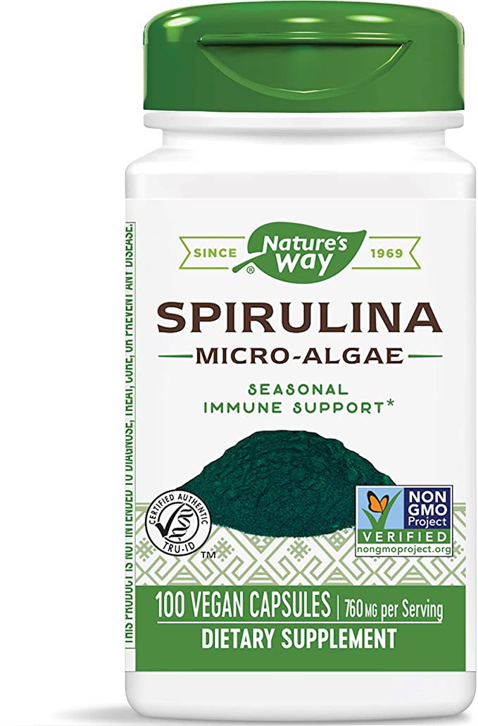 Spirulina Micro Algae 100 caps Nature's Way