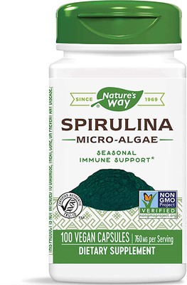 Spirulina Micro Algae 100 caps Nature's Way