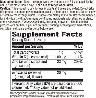 Zinc 60 Lozenges Nature's Way