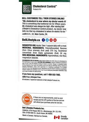 Cholesterol Control Bell LLC