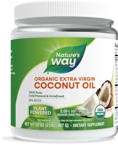 Coconut Oil Organic Extra Virgin 2lb Nature's Way