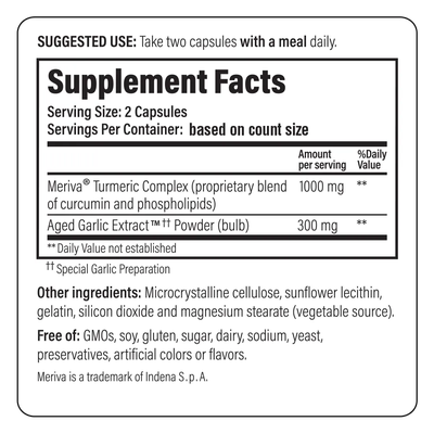 Healthy Inflammation Response Curcumin 50 capsules