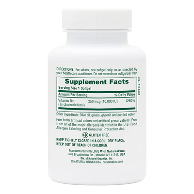 Vitamin D3 5000 IU Softgels