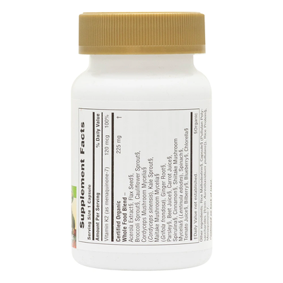 Source of Life® Garden Vitamin K2 120 mcg Capsules Organic