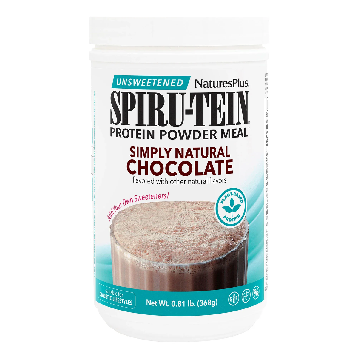 Spirutein Chocolate Unsweetened 0.81lb