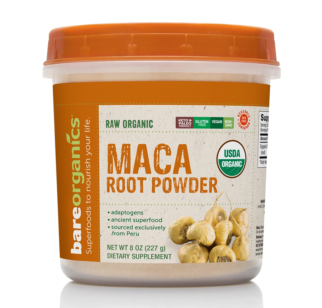 Maca Root Powder 8oz Bare Organics