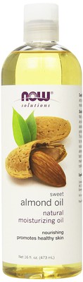 Certified Organic Sweet Almond Oil- 16oz NOW