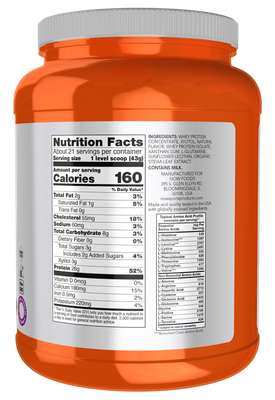 Whey Protein Vanilla NOW 2lbs