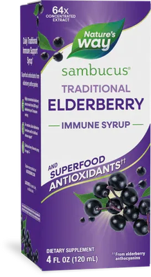 Sambucus Elderberry Immune Syrup 120ml Nature's Way
