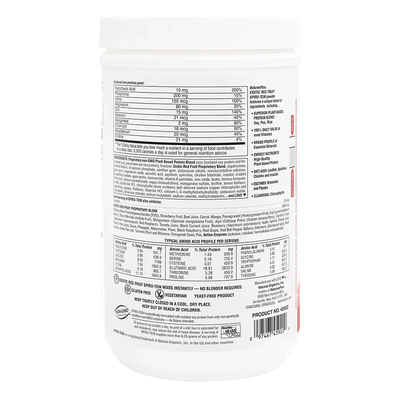 SPIRU-TEIN® Protein Powder Meal (Exotic Red Fruit Flavor) - NaturesPlus
