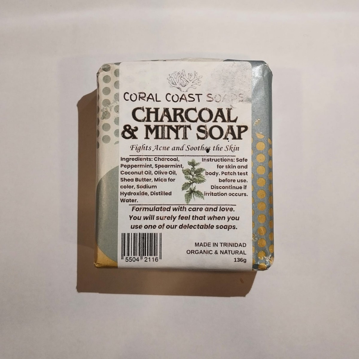 Charcoal & Mint Soap Coast Soap