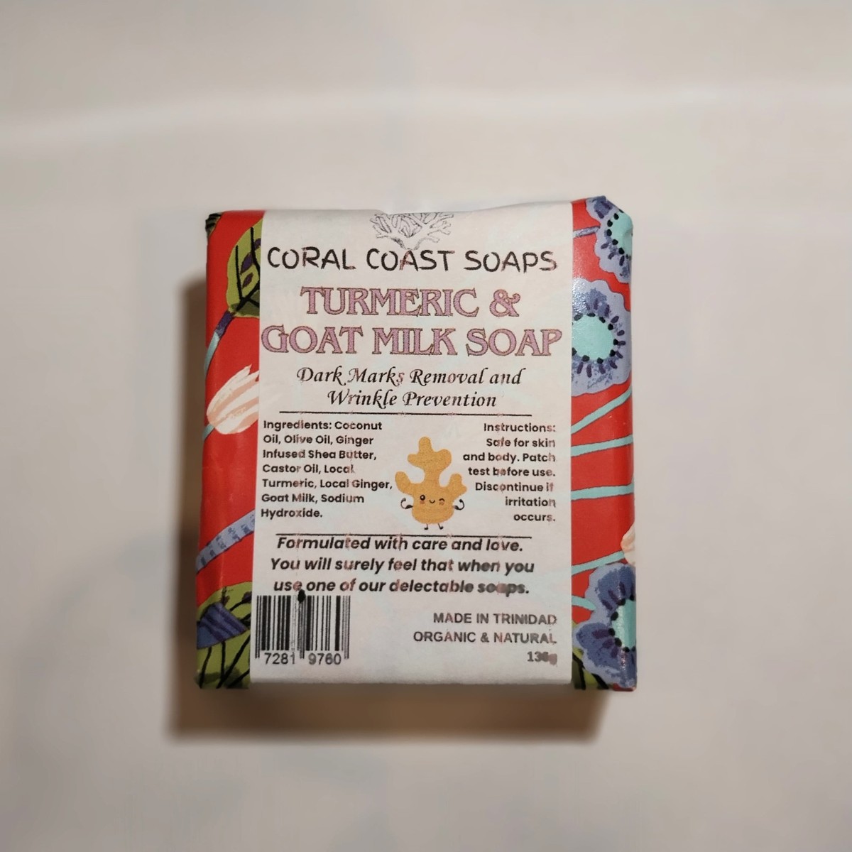 Turmeric & Goat Milk Soap Coral Coast