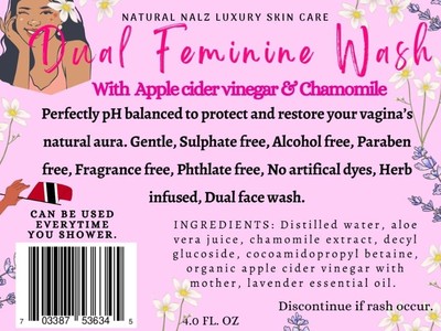 Dual Feminine Wash Natural Nalz