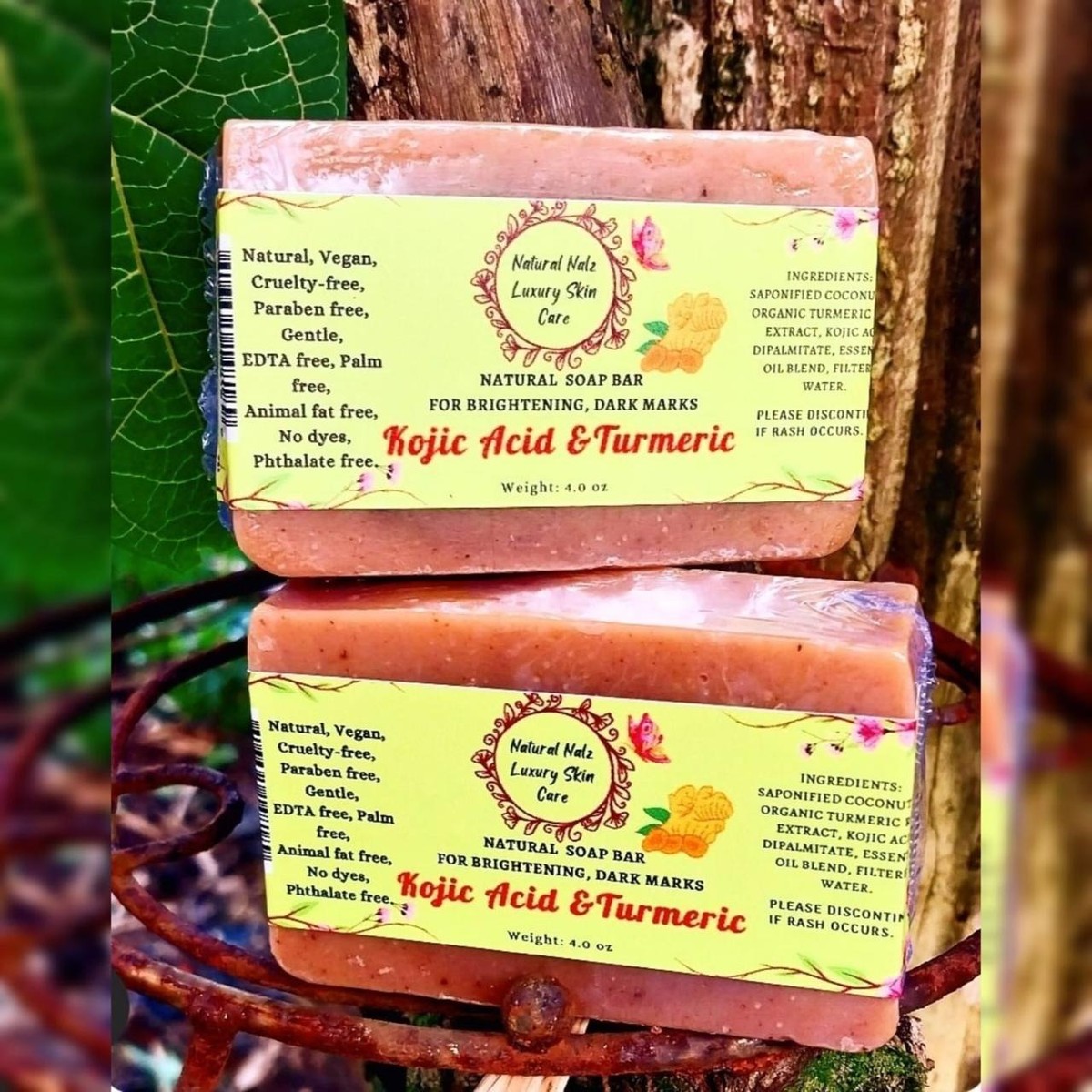 Kojic Acid & Tumeric Soap Natural Nalz