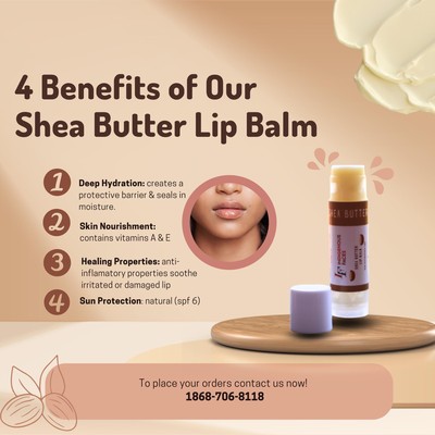 Cocoa Butter & Shea Butter Lip Balm Indigenous Faces