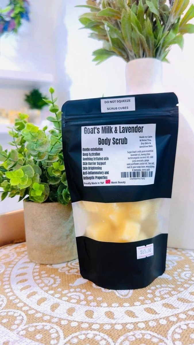 Goat Milk & Lavender Body Scrub Manic Beauty