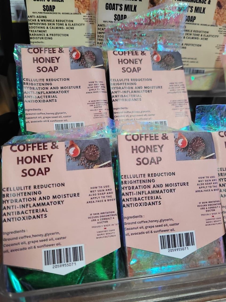 Coffee & Honey Soap Manic Beauty