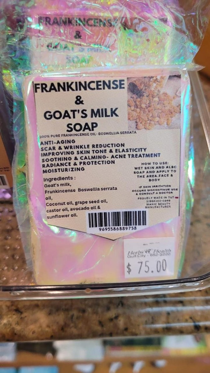 Frankincense & Goat Milk Soap Manic Beauty