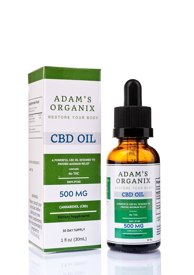 CBD Oil 500mg Adam's Organix
