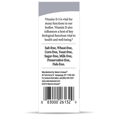 Vitamin D-3 Drops - Nature's Answers
