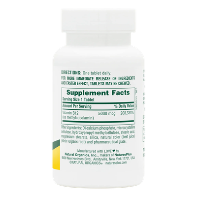 Shot-O-B12 Sustained Release - NaturesPlus
