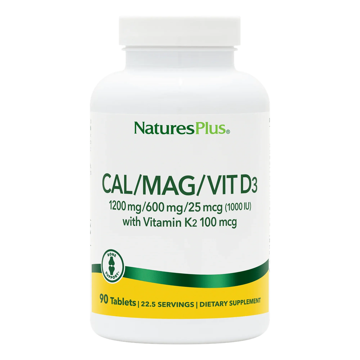 Calcium/Magnesium/Vitamin D3 with K2 - NaturesPlus