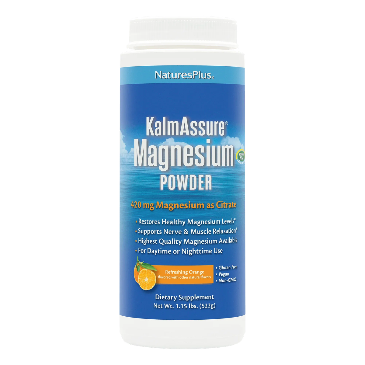 KalmAssure® Magnesium Powder (Orange) - NaturesPlus