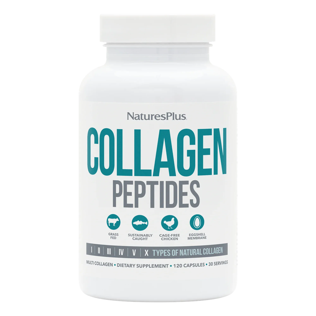 Collagen Peptides Capsules - NaturesPlus