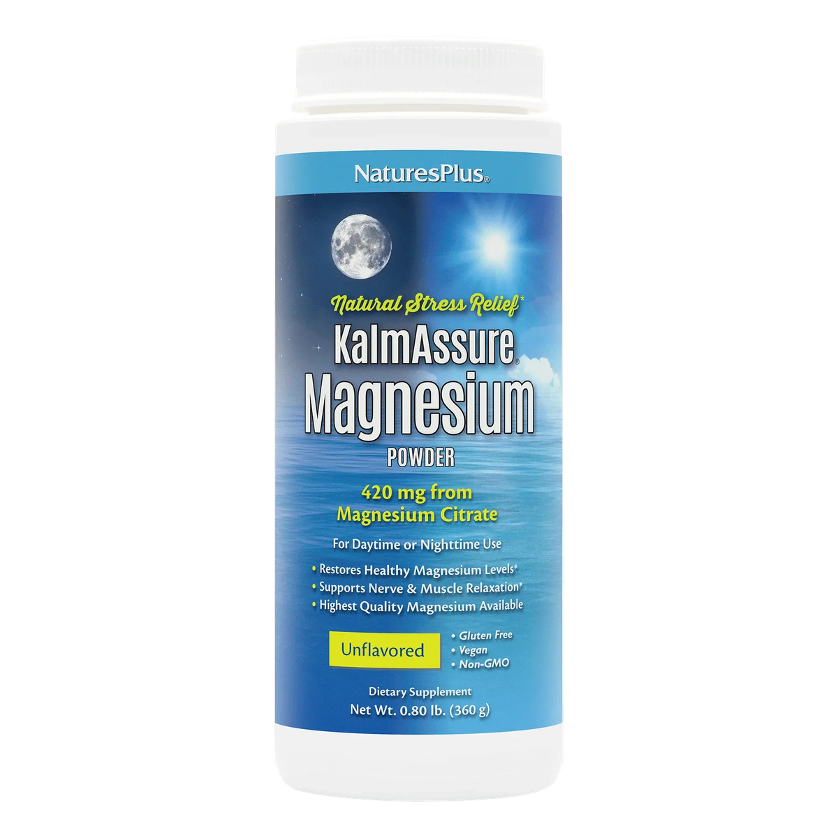 KalmAssure® Magnesium Powder (Unflavored) - NaturesPlus