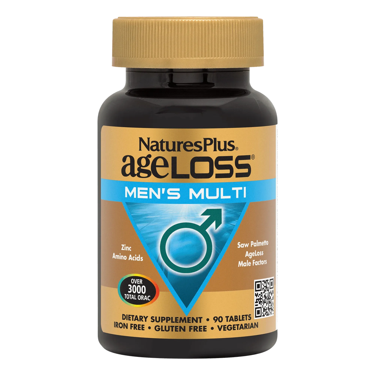 AgeLoss® Men’s Multivitamin Tablets - NaturesPlus