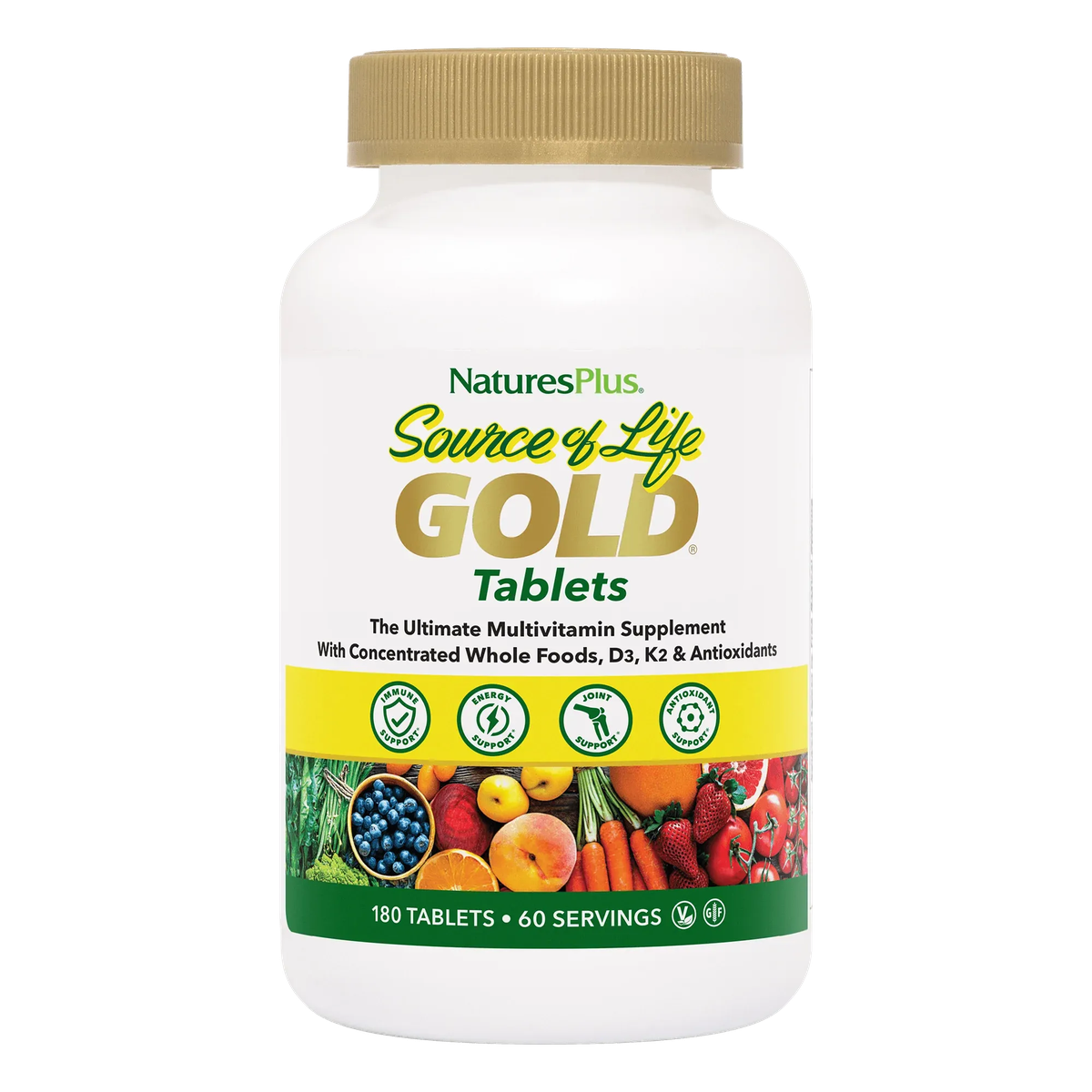 Source of Life® GOLD Multivitamin Tablets - NaturesPlus