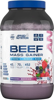 Beef Mass Gainer Applied Nutrition Frozen Berries 3.13kg