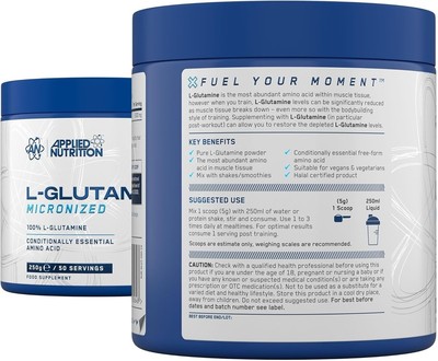 L-Glutamine Micronized Applied Nutrition 250g